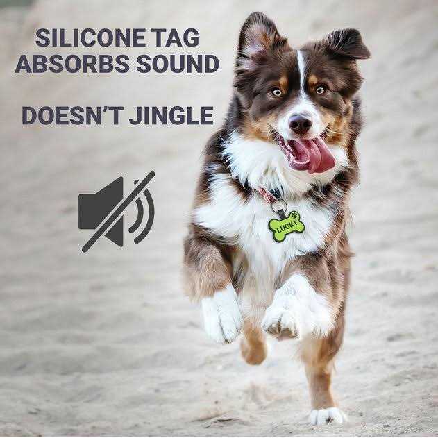 GoTags Personalized Silicone Bone Dog ID Tag - Nail Gallerys