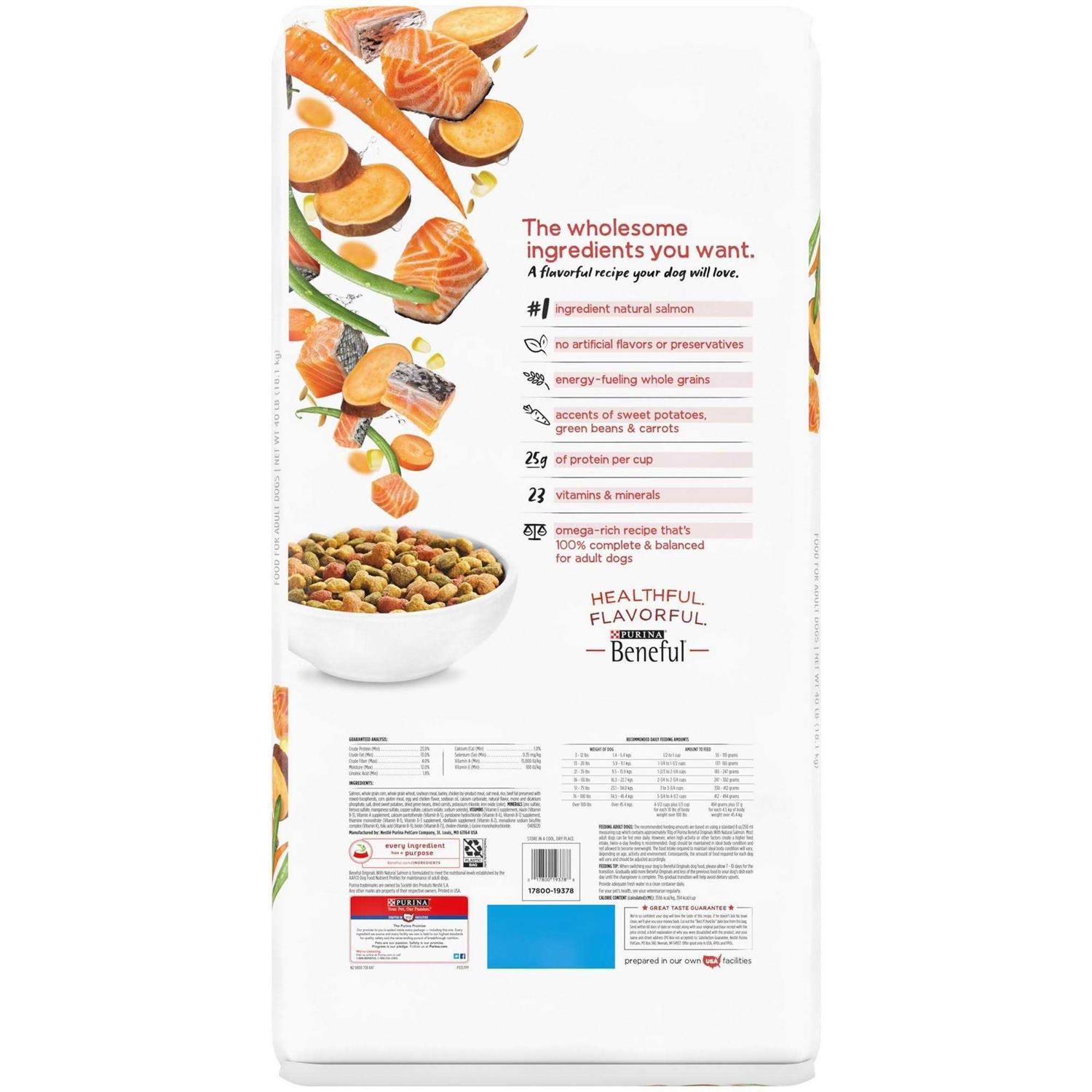 Purina Beneful Originals Adult Dog Dry Food Salmon - Nail Gallerys