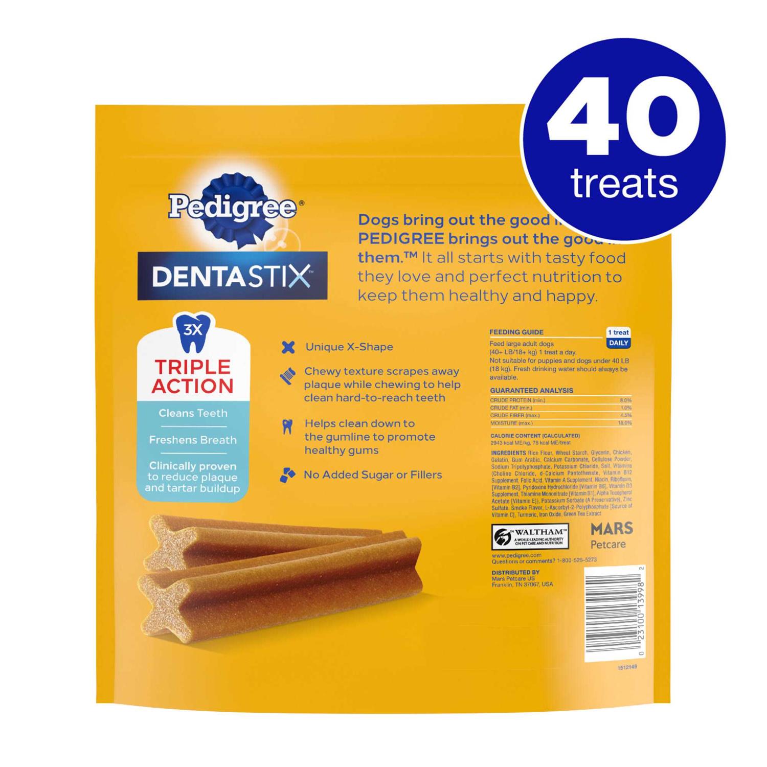 Pedigree Dentastix Large Original Dental Dog Treats - Nail Gallerys