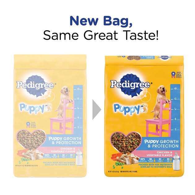 Pedigree Puppy Growth Protection Chicken Vegetable Dry Dog Food - Nail Gallerys