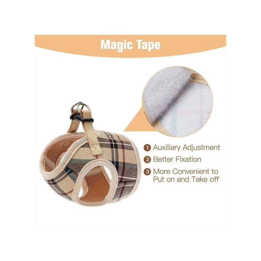 Pupteck Soft Mesh Dog Harness Puppy Padded Vest No Pull Harnesses - Nail Gallerys