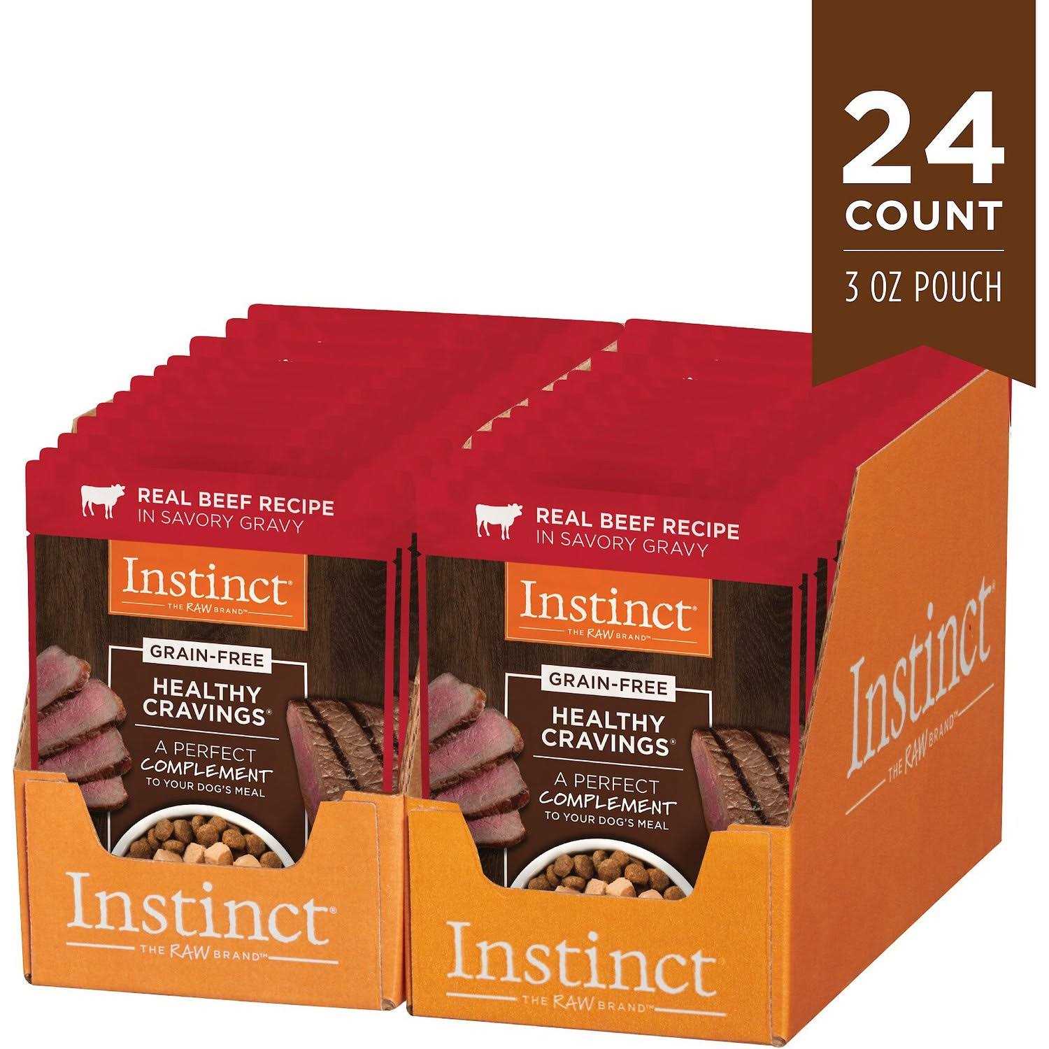 Instinct Healthy Cravings Grain Free Real Recipe Wet Dog Food Topper - Nail Gallerys