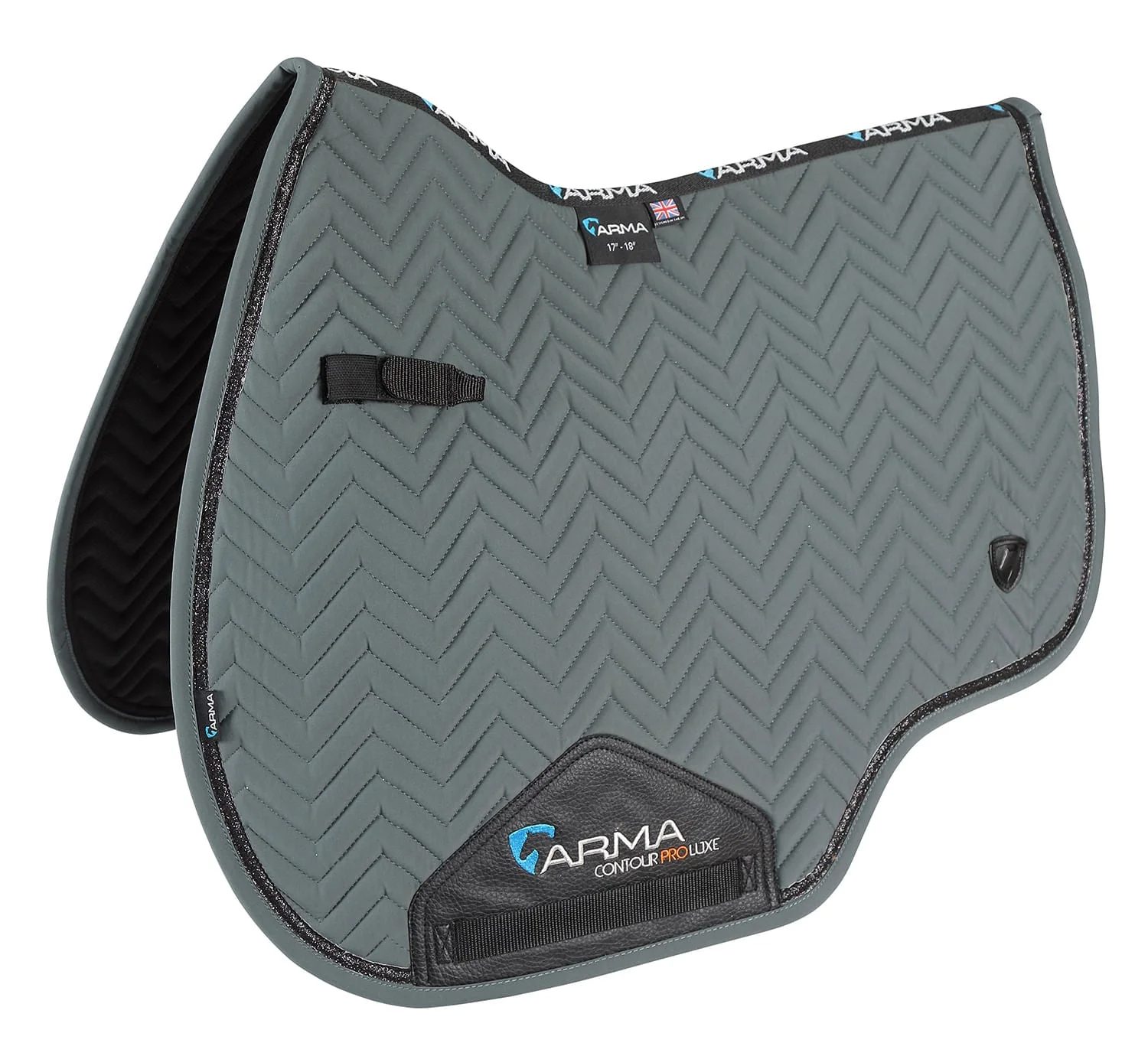 Arma Glitter Trim Saddle Pad - Nail Gallerys