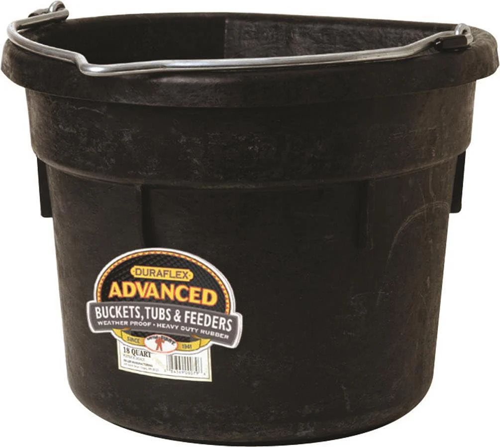 Rubber Flat Back Bucket - Nail Gallerys