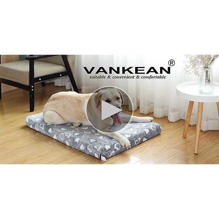VANKEAN Dog Crate Mat Reversible Cool and Warm, Stylish Dog Bed for Crate with Waterproof Inner Linings and Removable Machine Washable Cover - Nail Gallerys