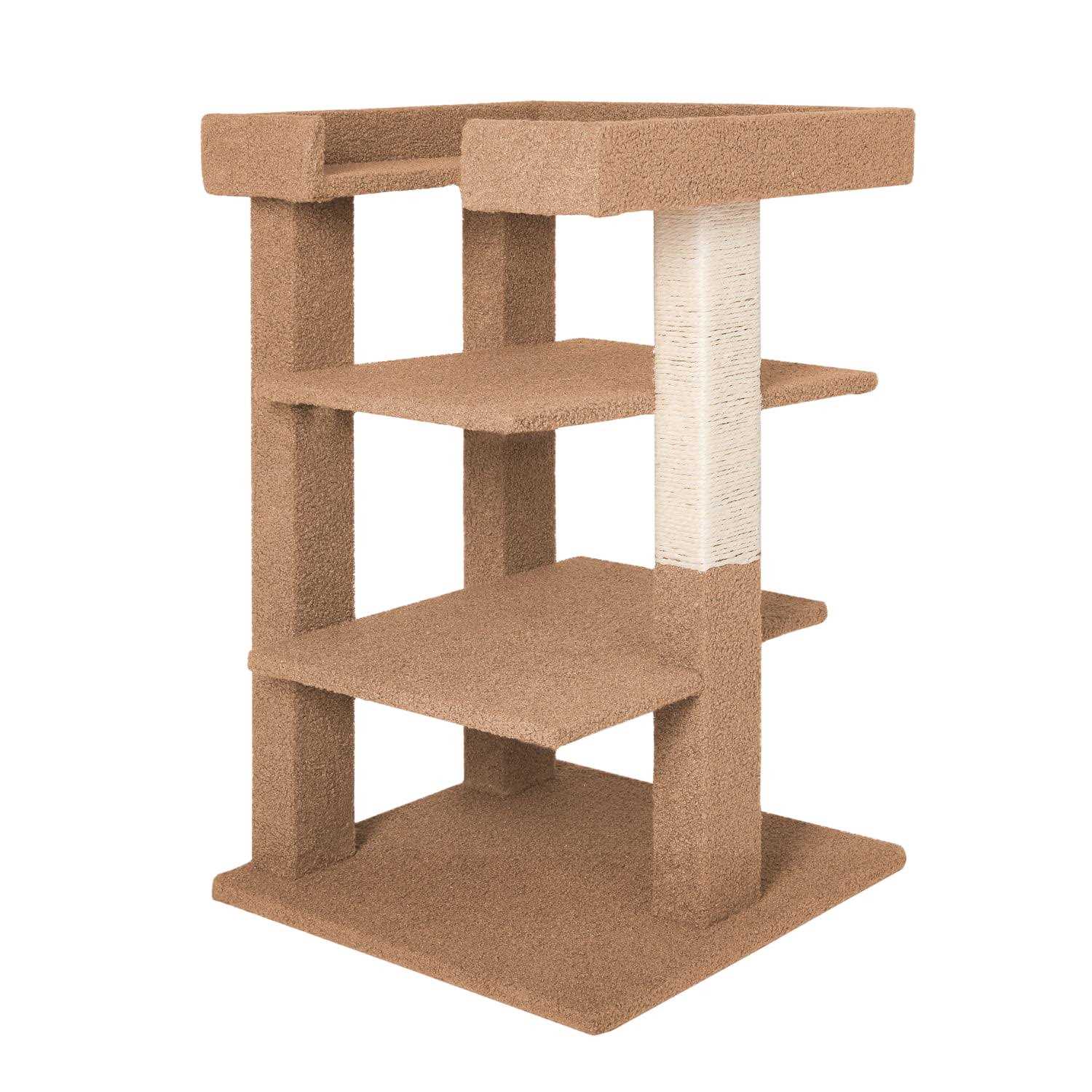 HOMESTOCK Cat Tree for Large Cats Cat Activity with Scratching Post - Nail Gallerys