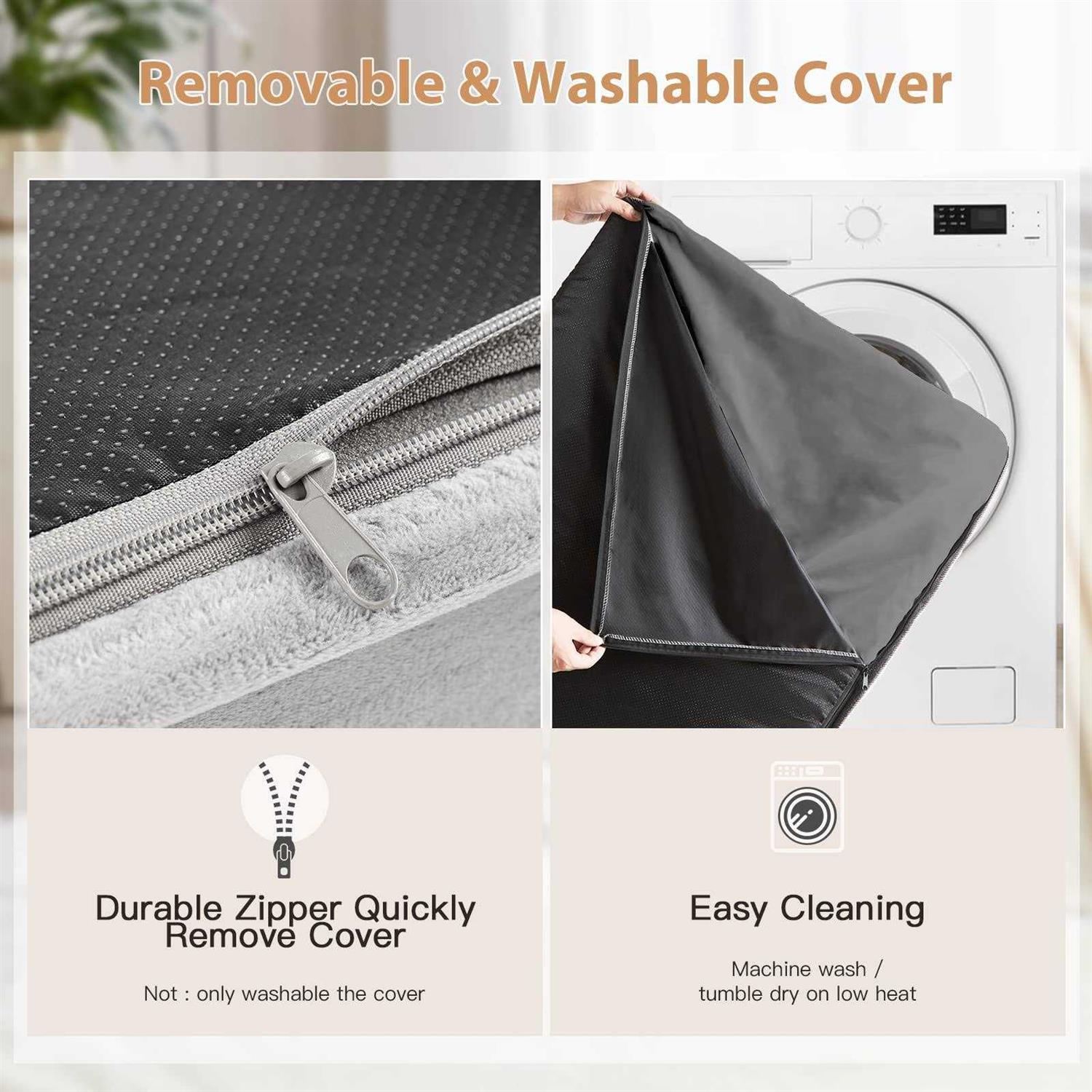 WNPETHOME Orthopedic Dog Beds for Large Dogs Extra Large Waterproof Dog Bed with Removable Washable Cover & Anti-Slip Bottom - Nail Gallerys