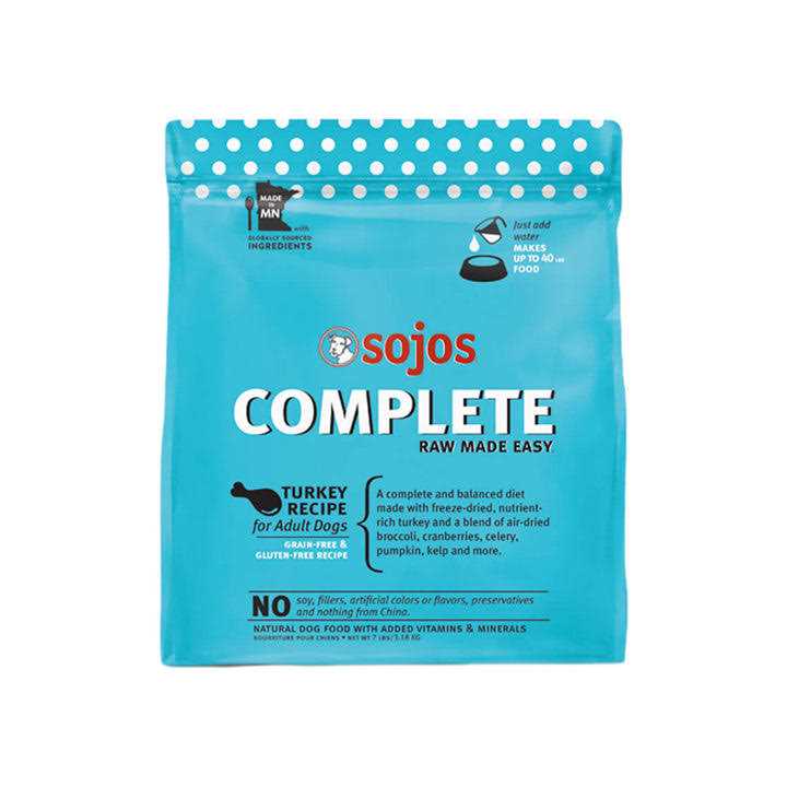 Sojos Complete Grain-Free Senior Turkey & Salmon Recipe Freeze Dried Dog Food - Nail Gallerys