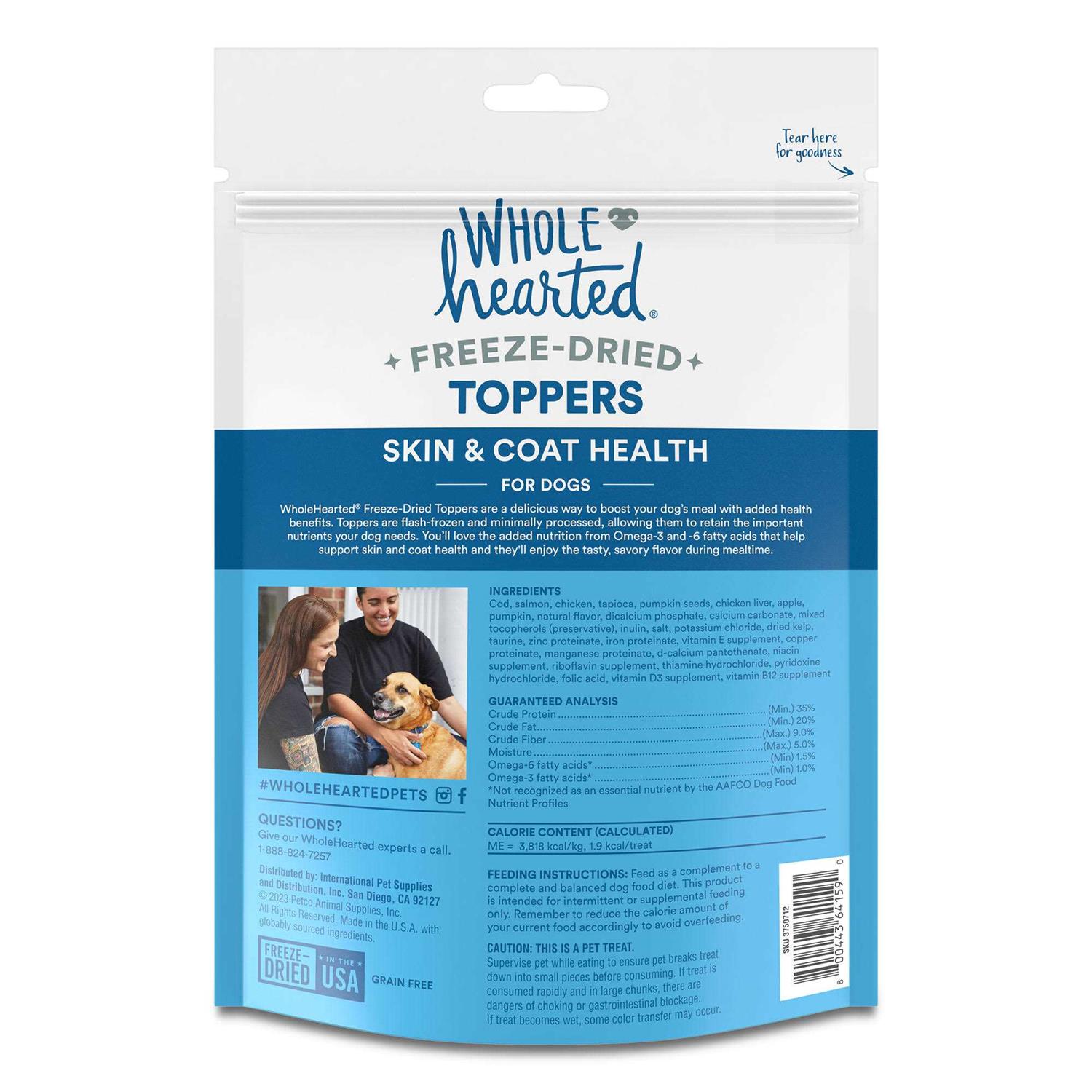 WholeHearted Freeze-Dried Health Dog Food Toppers - Nail Gallerys