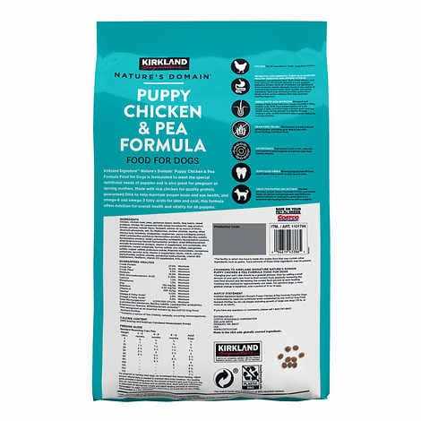Kirkland Signature Nature’s Domain Puppy Formula Chicken & Pea Dog Food 20 lb - Nail Gallerys