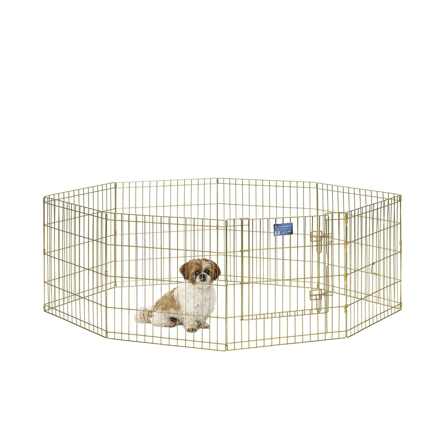 Midwest Gold Zinc Pet Exercise Pen - Nail Gallerys