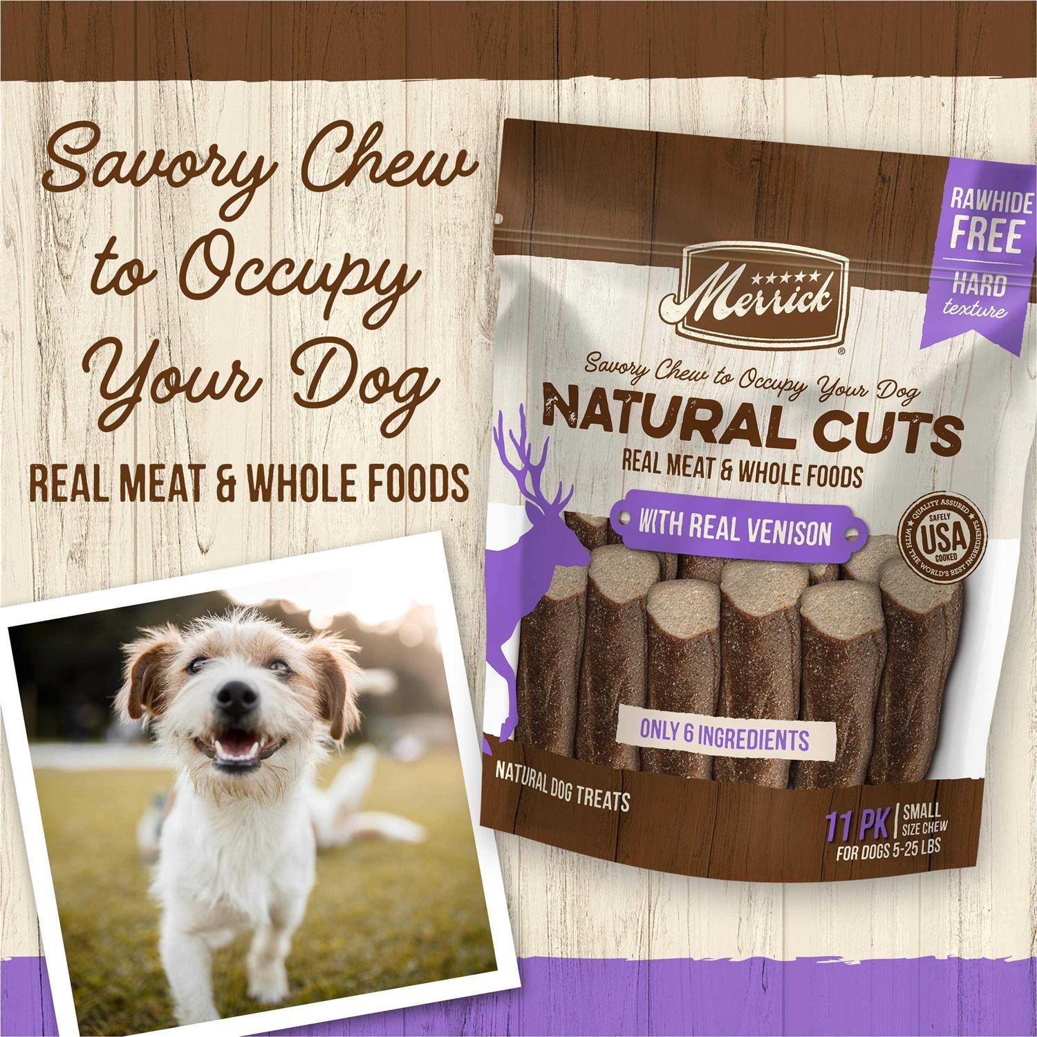 Merrick Natural Cuts Venison Dog Treats - Nail Gallerys