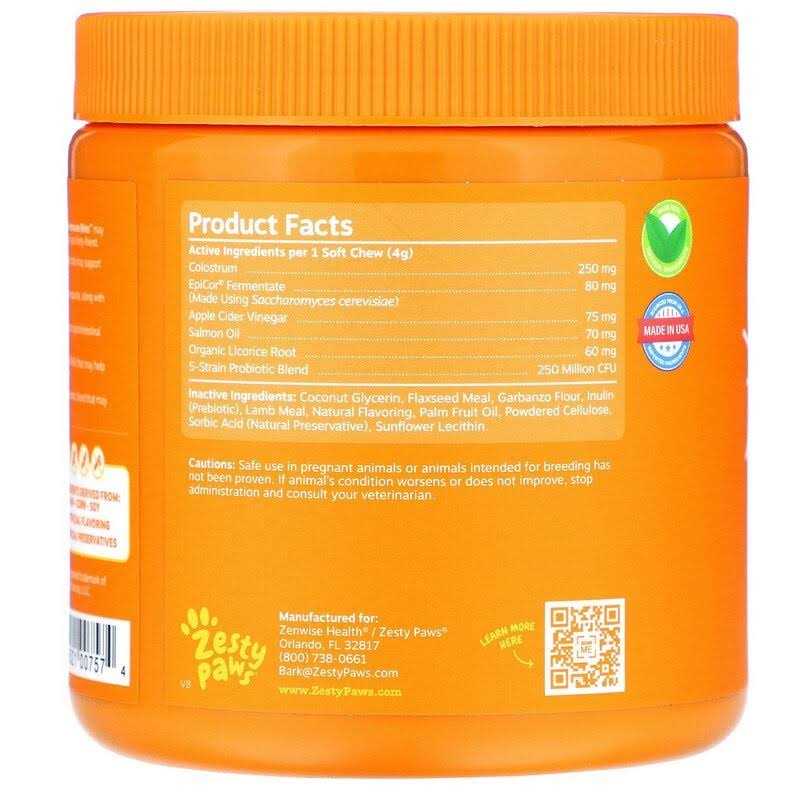 Zesty Paws Allergy & Immune Bites for Dogs Lamb - Nail Gallerys