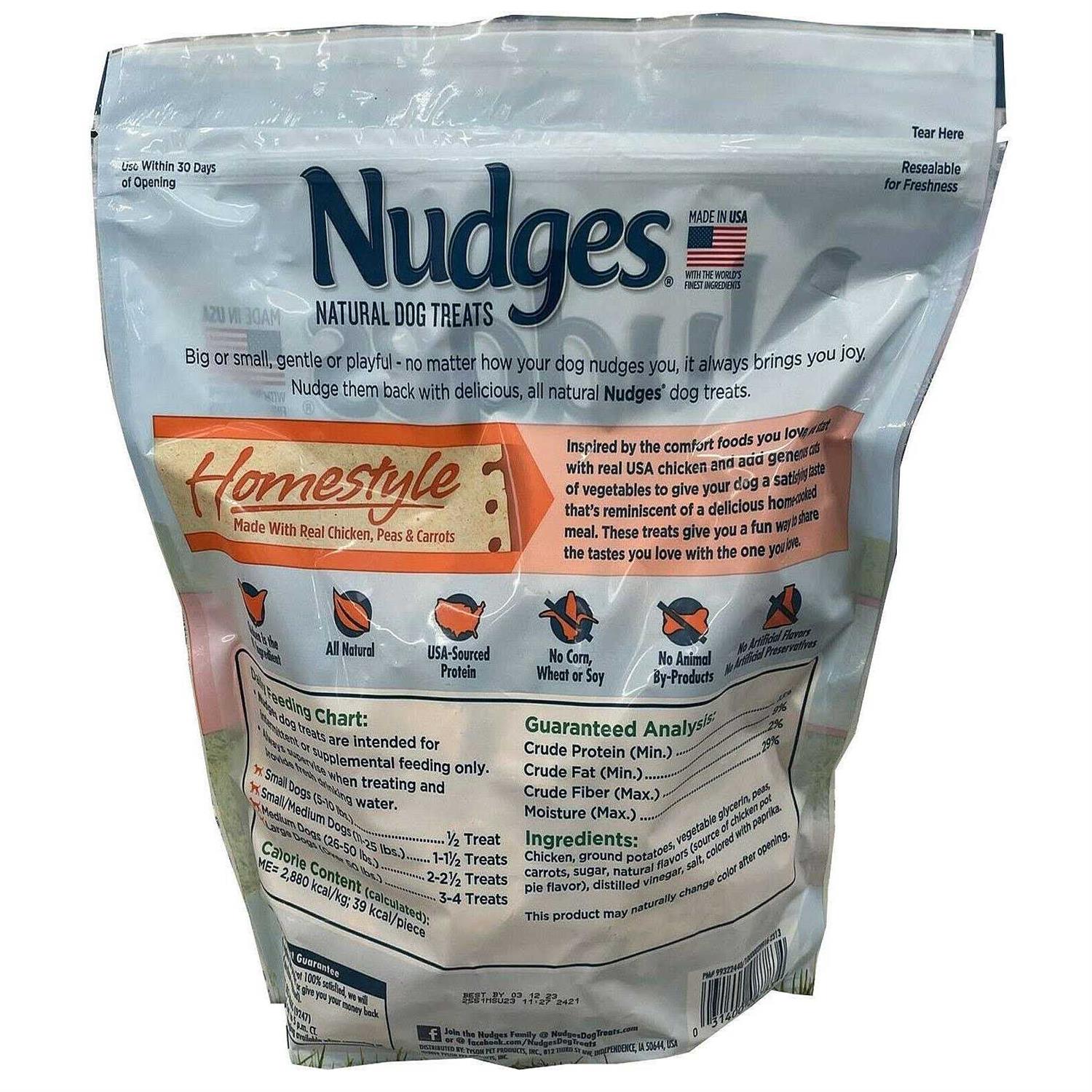 Nudges Homestyle Natural Dog Treats - Nail Gallerys