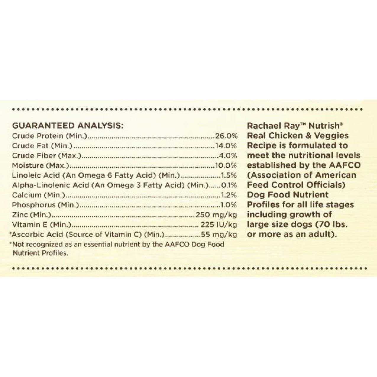 Rachael Ray Nutrish Dry Dog Food Real Chicken & Veggies Recipe - Nail Gallerys