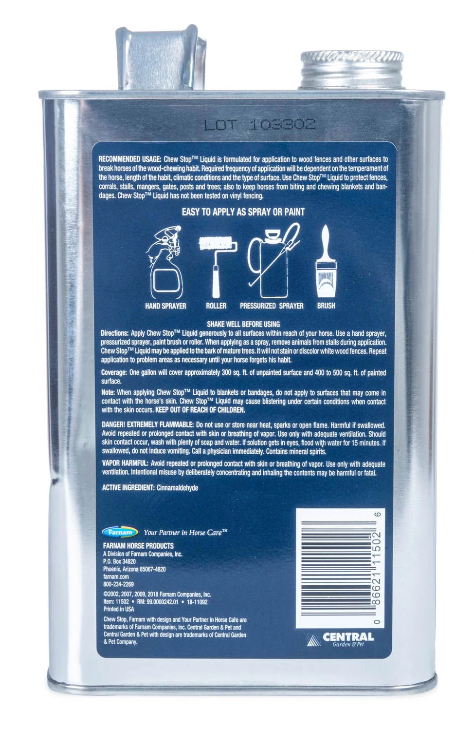 Farnam Chew Stop Hot Cinnamon Chewing/Cribbing Deterrent - Nail Gallerys