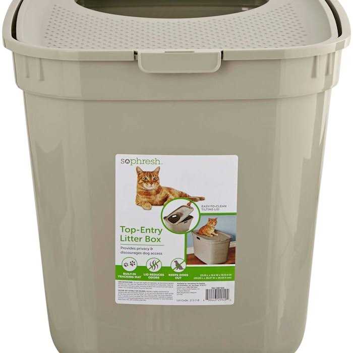 So Phresh Top-Entry Litter Box 23.23 H x 15.5 W x 15.13 L - Nail Gallerys