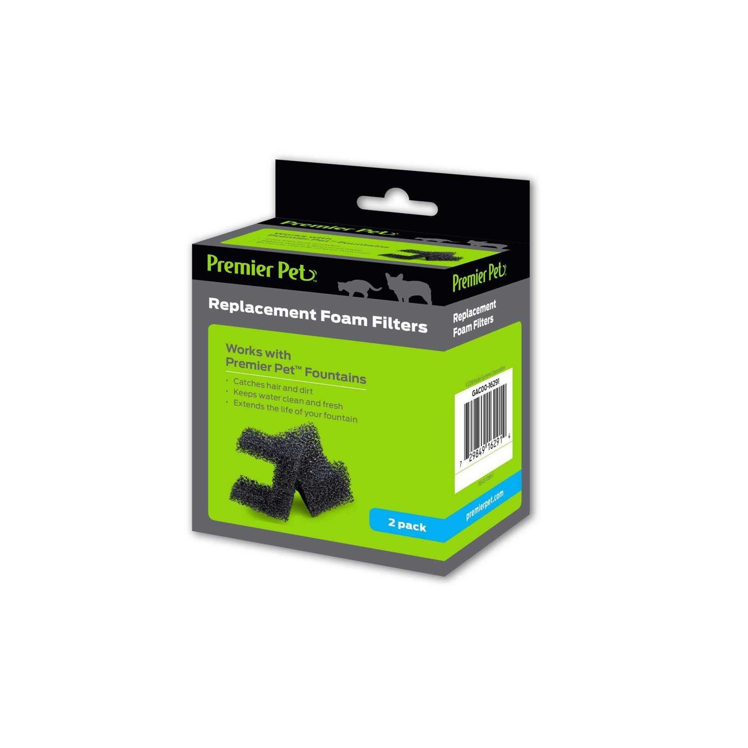 Premier Pet 60 oz. Pet Fountain Automatic Water Fountain for Cats & Small Dogs - Nail Gallerys