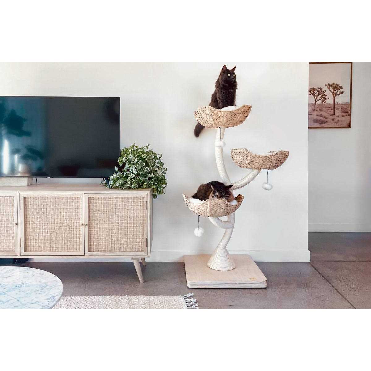 Maupets Mau Ivy 3 Modern Cat Tree - Nail Gallerys