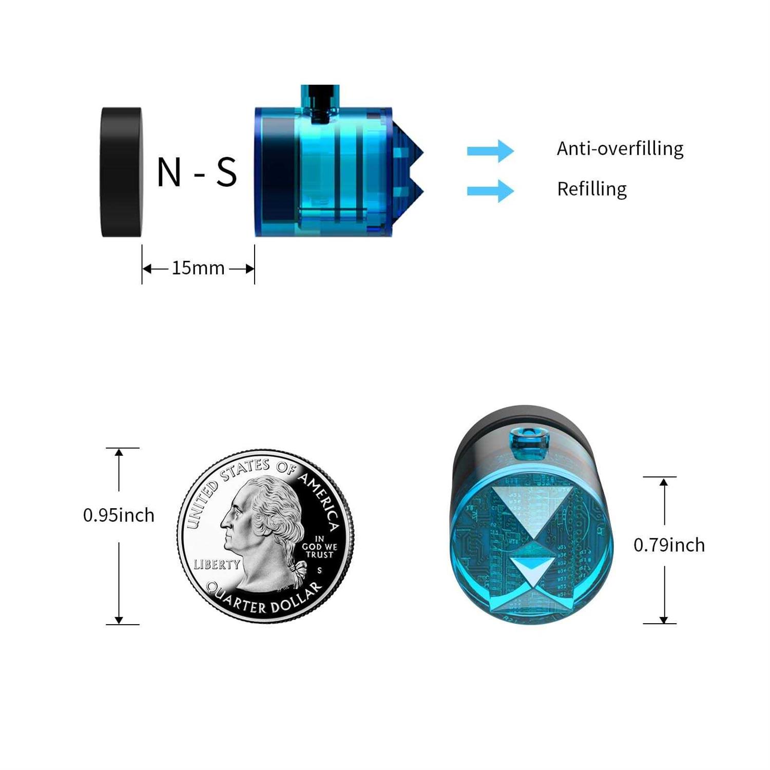 MagTool Aquarium Auto Top Off System, Upgraded Version MT-Duetto2 Aquarium ATO with Dual Optical Sensor for Both Reef and Fresh Tanks - Nail Gallerys