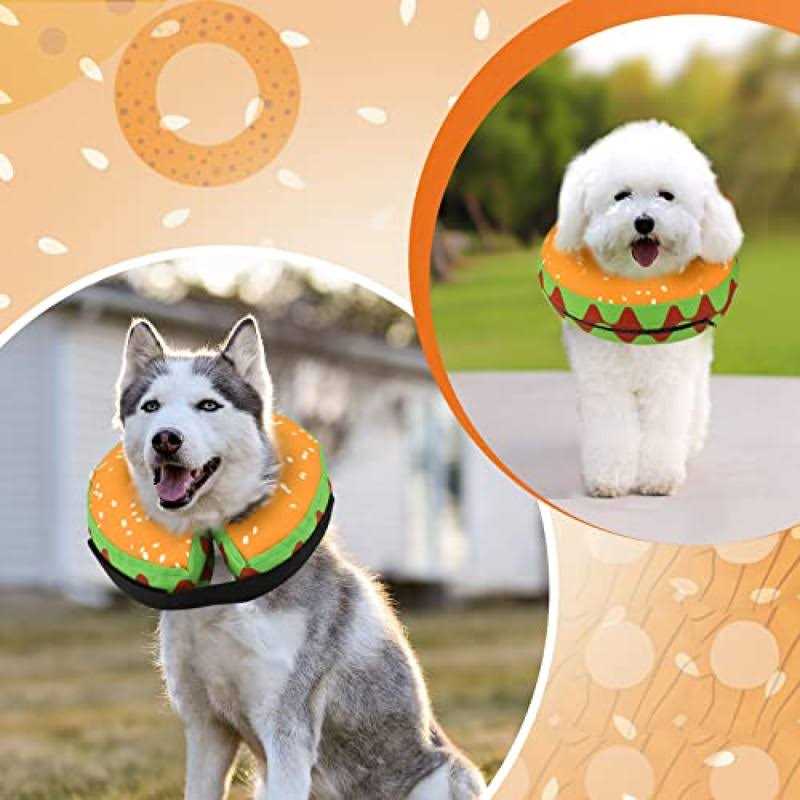 Katoggy Inflatable Dog Collar, Soft Dog Cone for Dogs After Surgery, Adjustable Blow up Donut E-Collars for Small Medium - Nail Gallerys