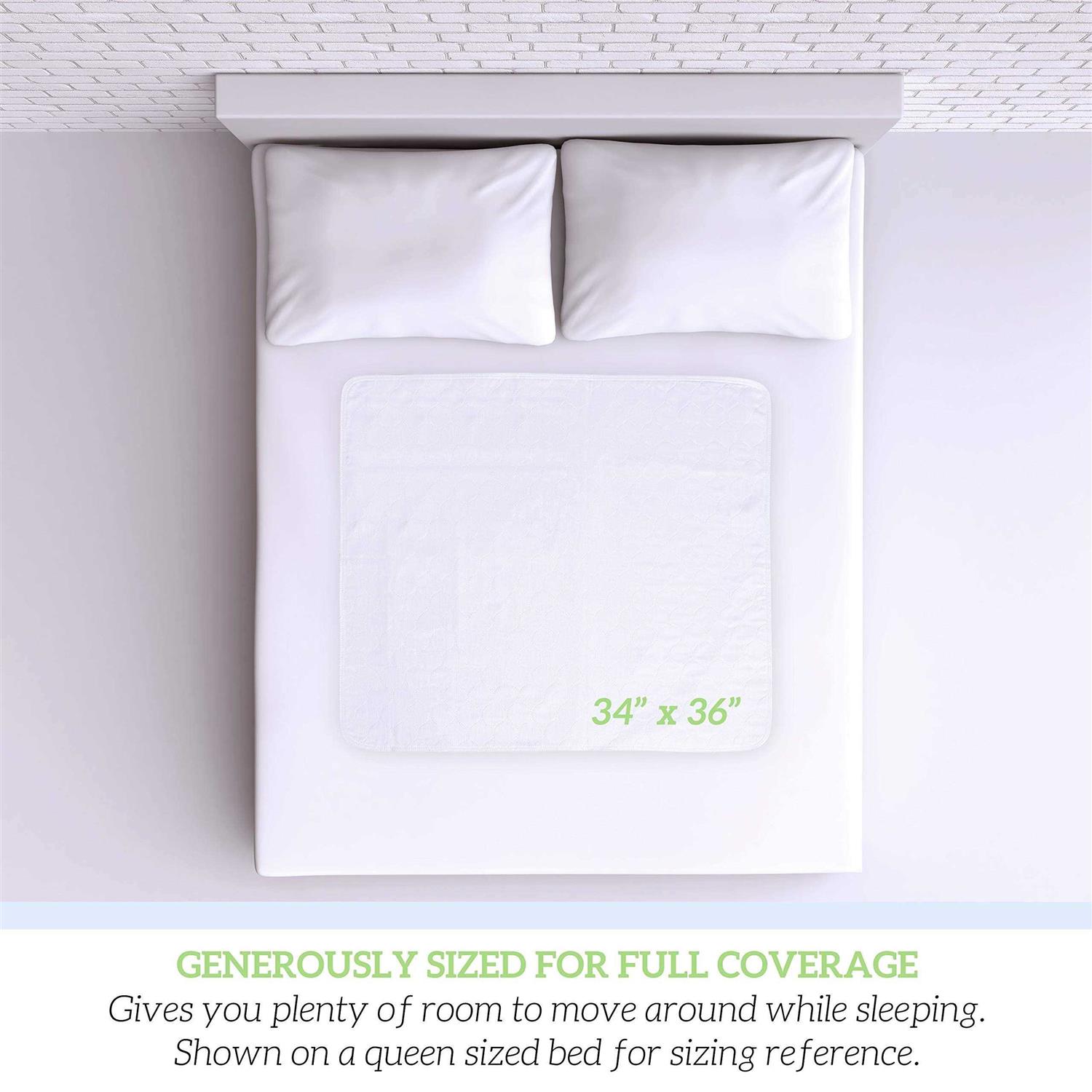 Green Lifestyle Washable Underpads Large Bed Pads for use as Incontinence Bed Pads - Nail Gallerys