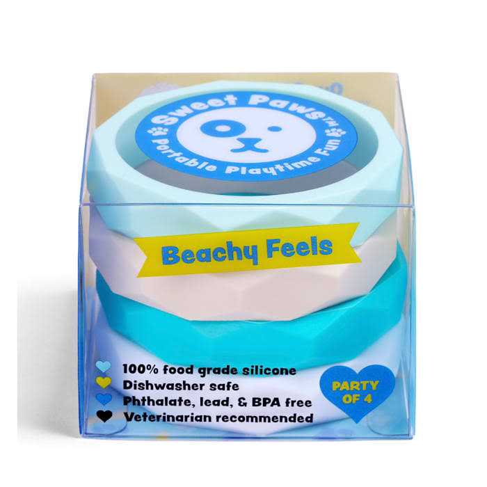 Sweet Paws Wearable Stack Puppy Teether Chew Toy - Nail Gallerys