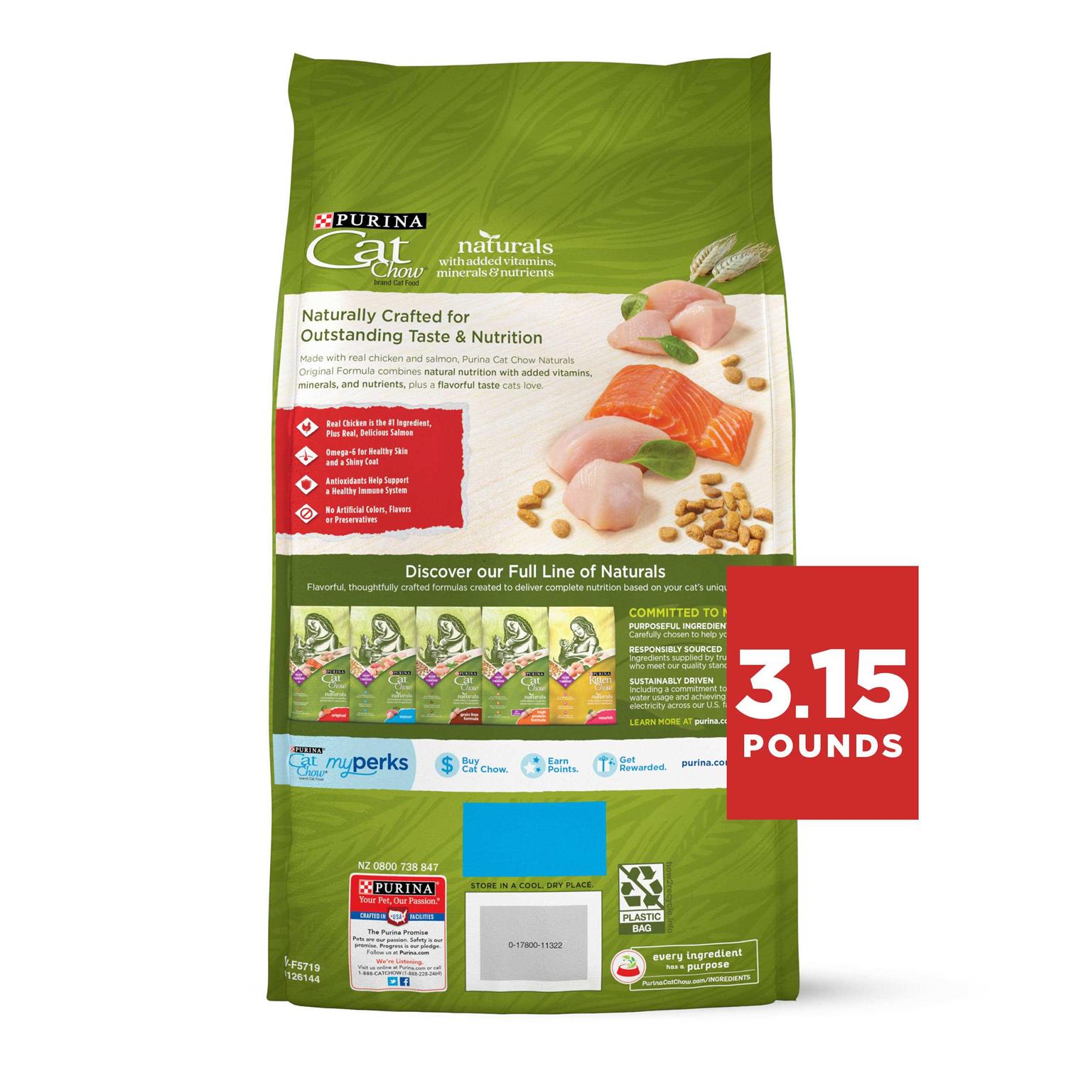 Purina Cat Chow Naturals Original Dry Cat Food - Nail Gallerys