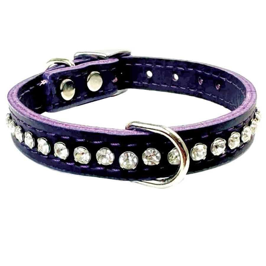 OmniPet Signature Leather Crystal Dog Collar - Nail Gallerys