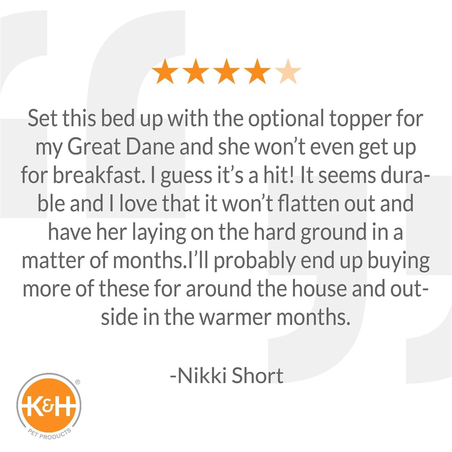 K&H Pet Products Original Bolster Pet Cot - Nail Gallerys