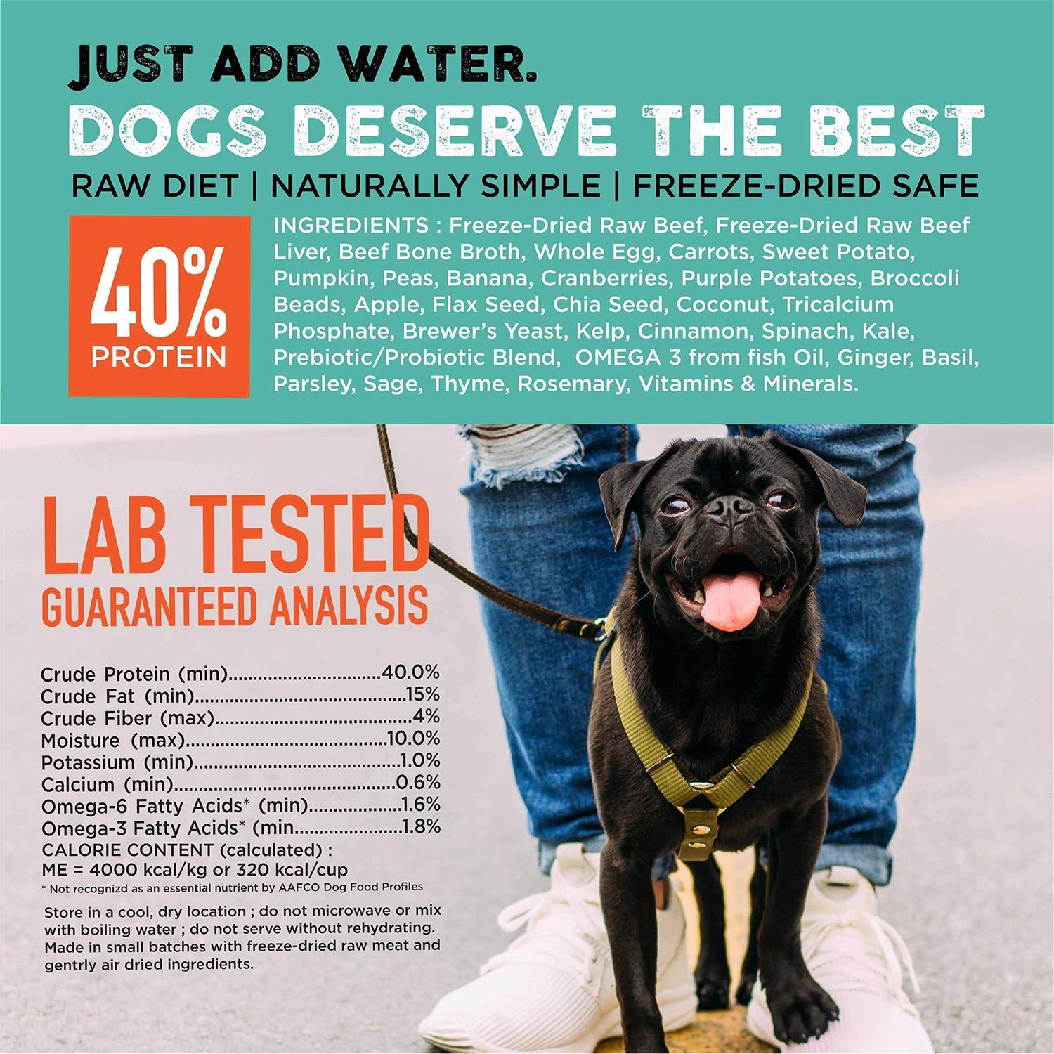 Nature’s Diet Simply Raw Freeze-Dried Raw Whole Food Meal Makes 18 Lbs Fresh Raw Food with Muscle - Nail Gallerys