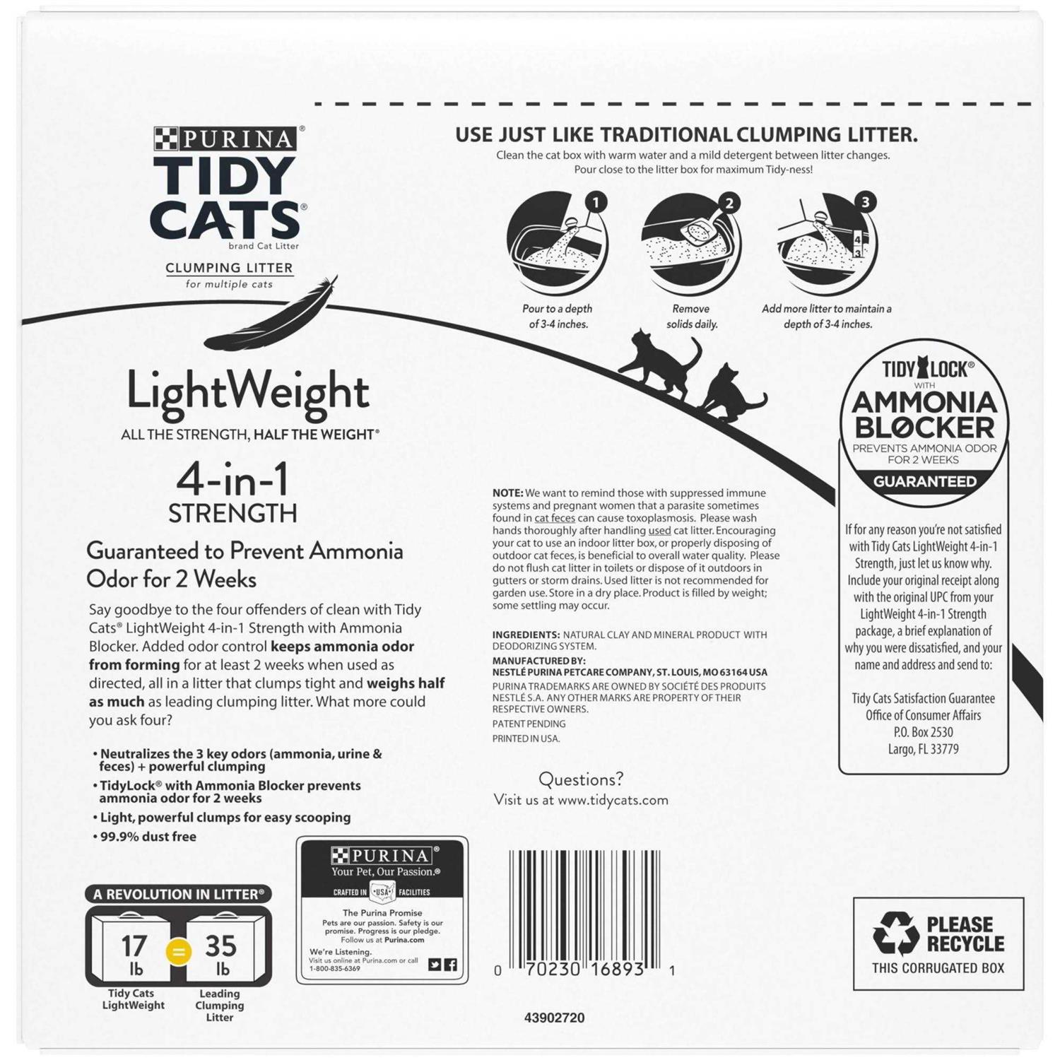 Purina Tidy Cats Low Dust Multi Cat Clumping Cat Litter - Nail Gallerys