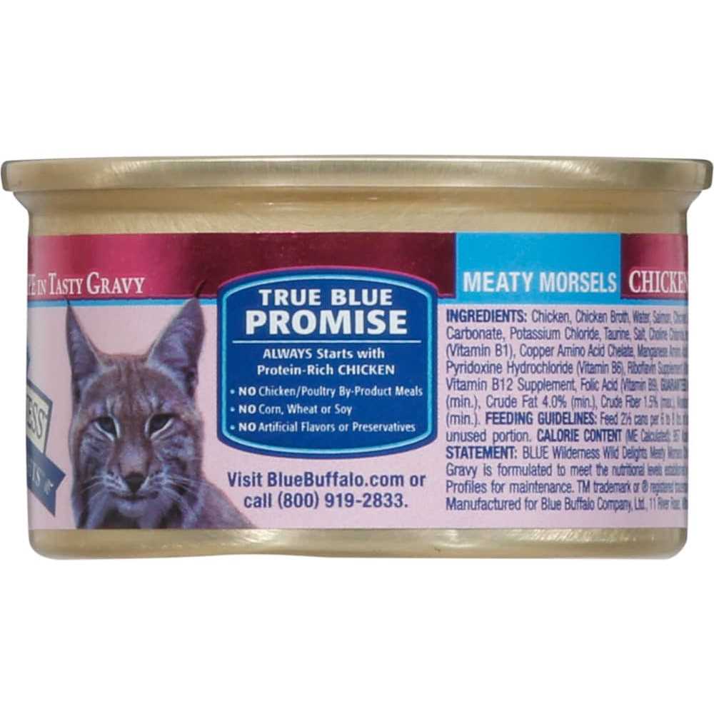 Blue Buffalo Wilderness Wild Delights Cat Food Chicken - Nail Gallerys
