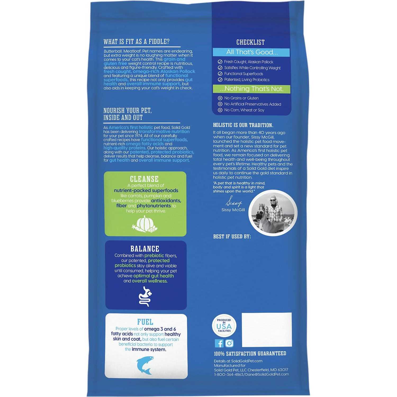 Solid Gold Fit as a Fiddle Grain-Free Alaskan Pollock Dry Cat Food - Nail Gallerys