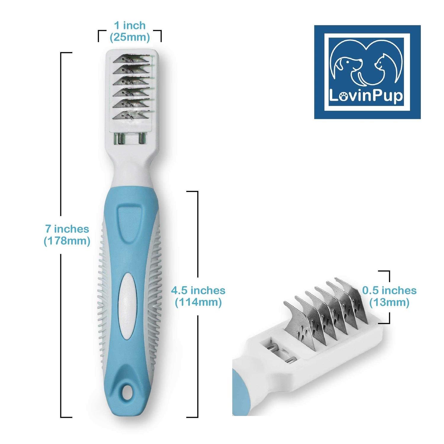 LovinPup Pet Mat Remover Easily removes Mats Professionally from your DOGS & CATS and Straightens Tuft & Knotted Pet hair. Extremely Gentle on pets - Nail Gallerys