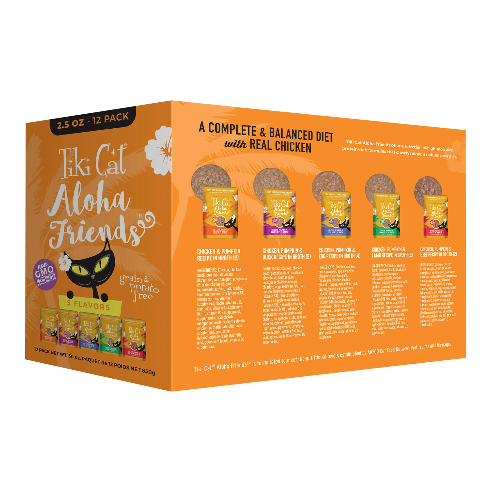 Tiki Cat Aloha Friends Wet Cat Food, Variety Pack, Pouches - Nail Gallerys