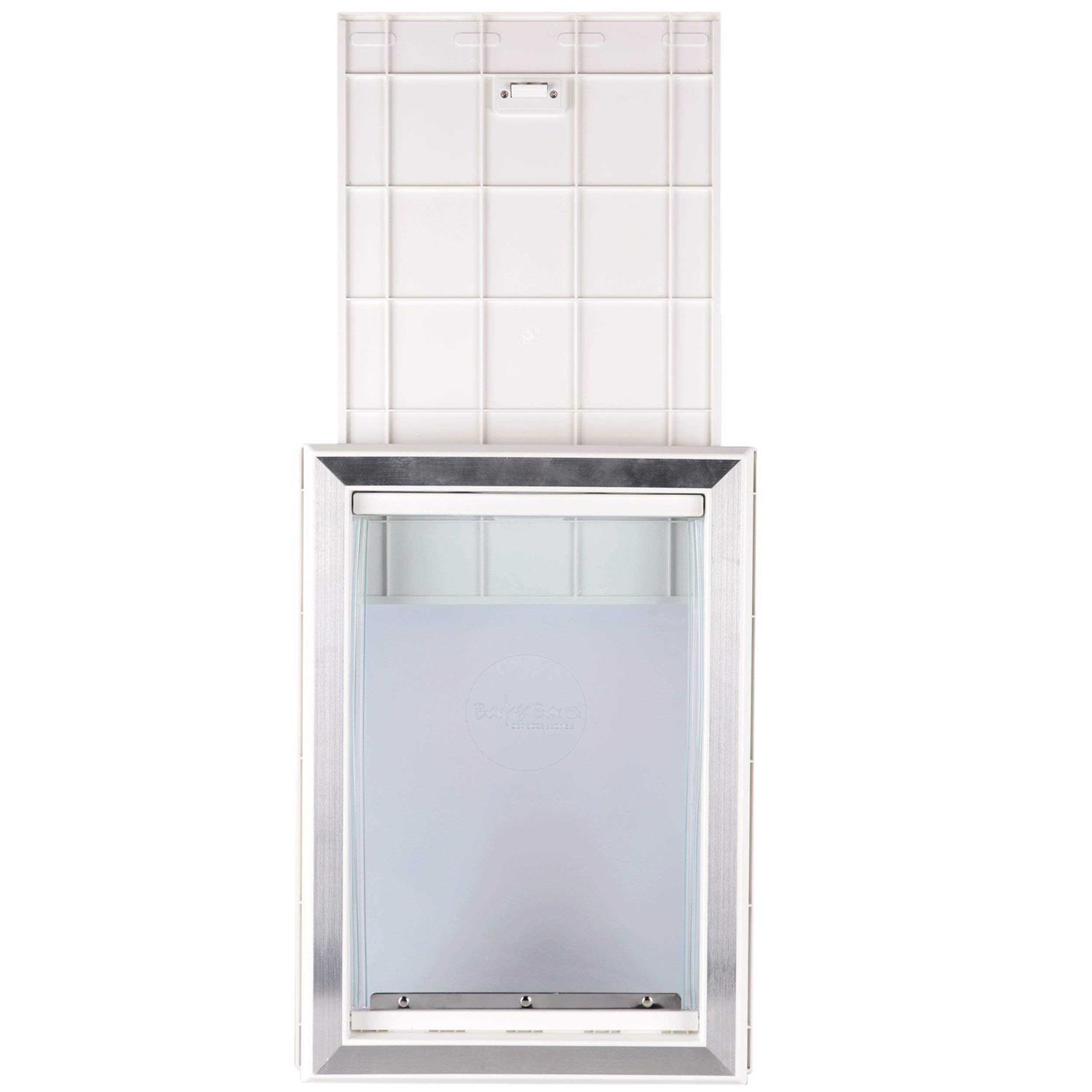 BarksBar Large Plastic Dog Door with Aluminum Lining - Nail Gallerys