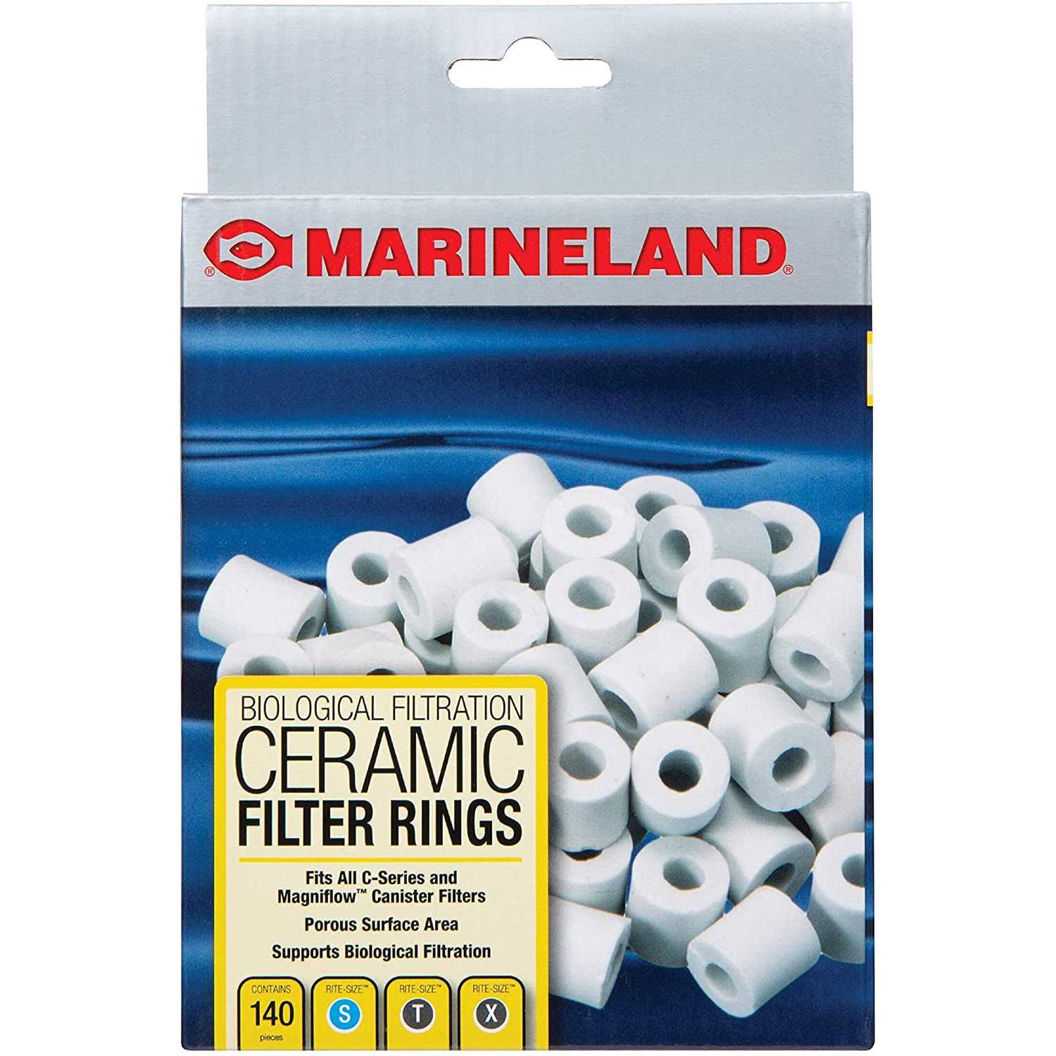 Marineland Biological Filtration Ceramic Filter Rings for C-Series & Magniflow Canister Filters - Nail Gallerys