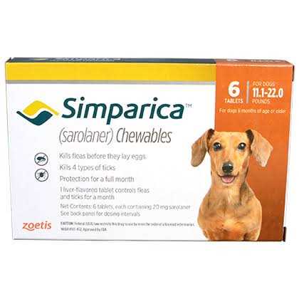 Simparica Chewable Tablets for Dogs - Nail Gallerys
