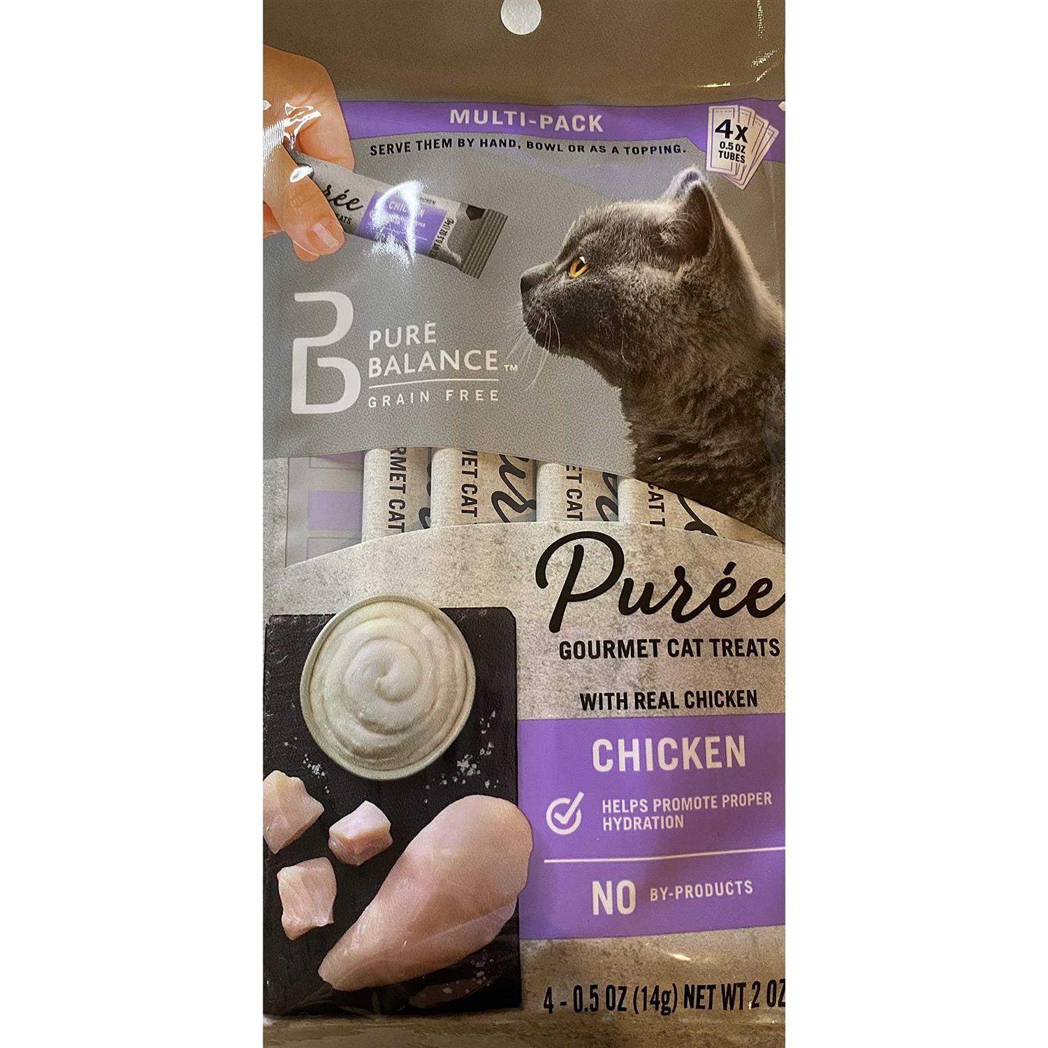Pure Balance Puree Gourmet Cat Treats with Real Chicken - Nail Gallerys