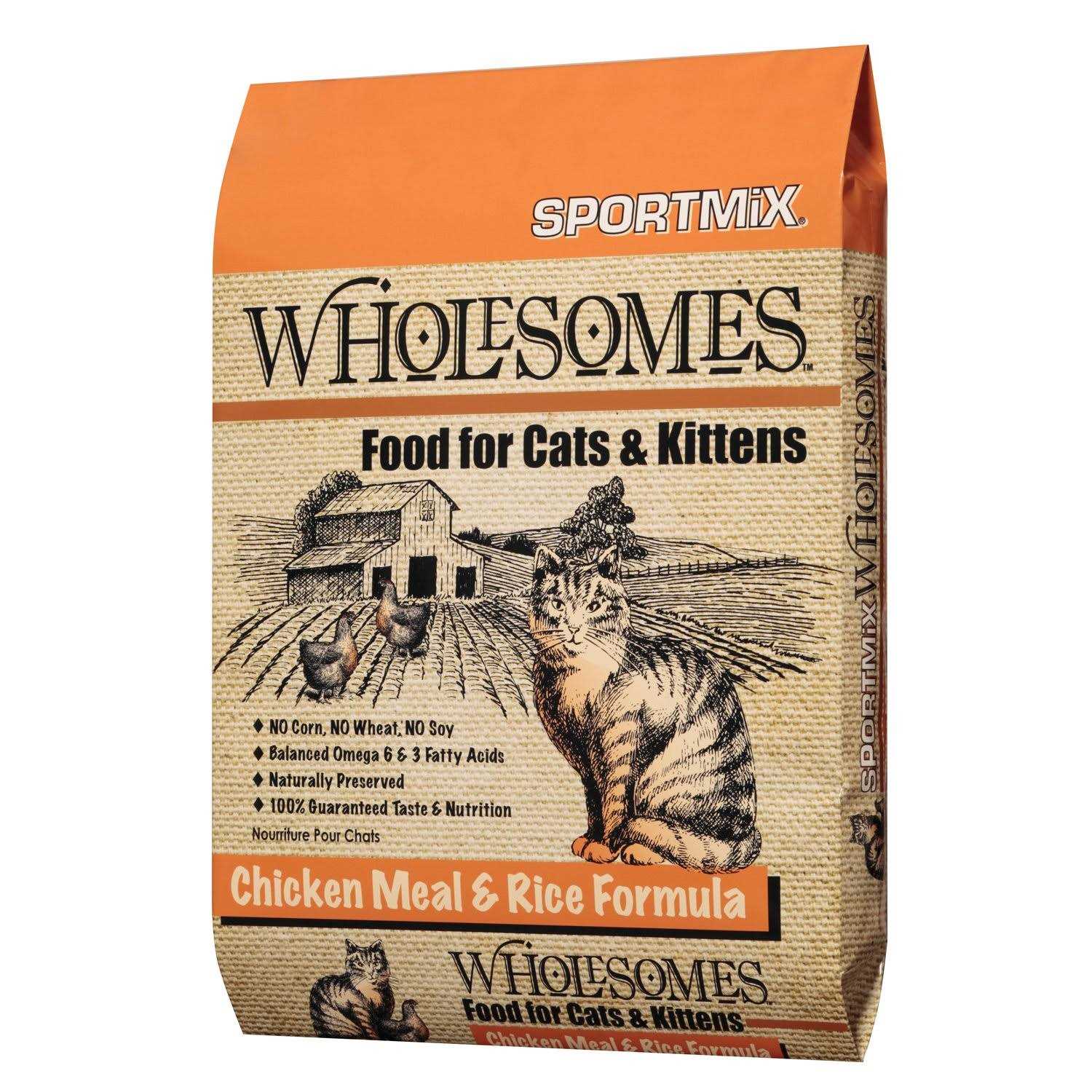 SPORTMiX Wholesomes Chicken Meal & Rice Formula Cat Food - Nail Gallerys