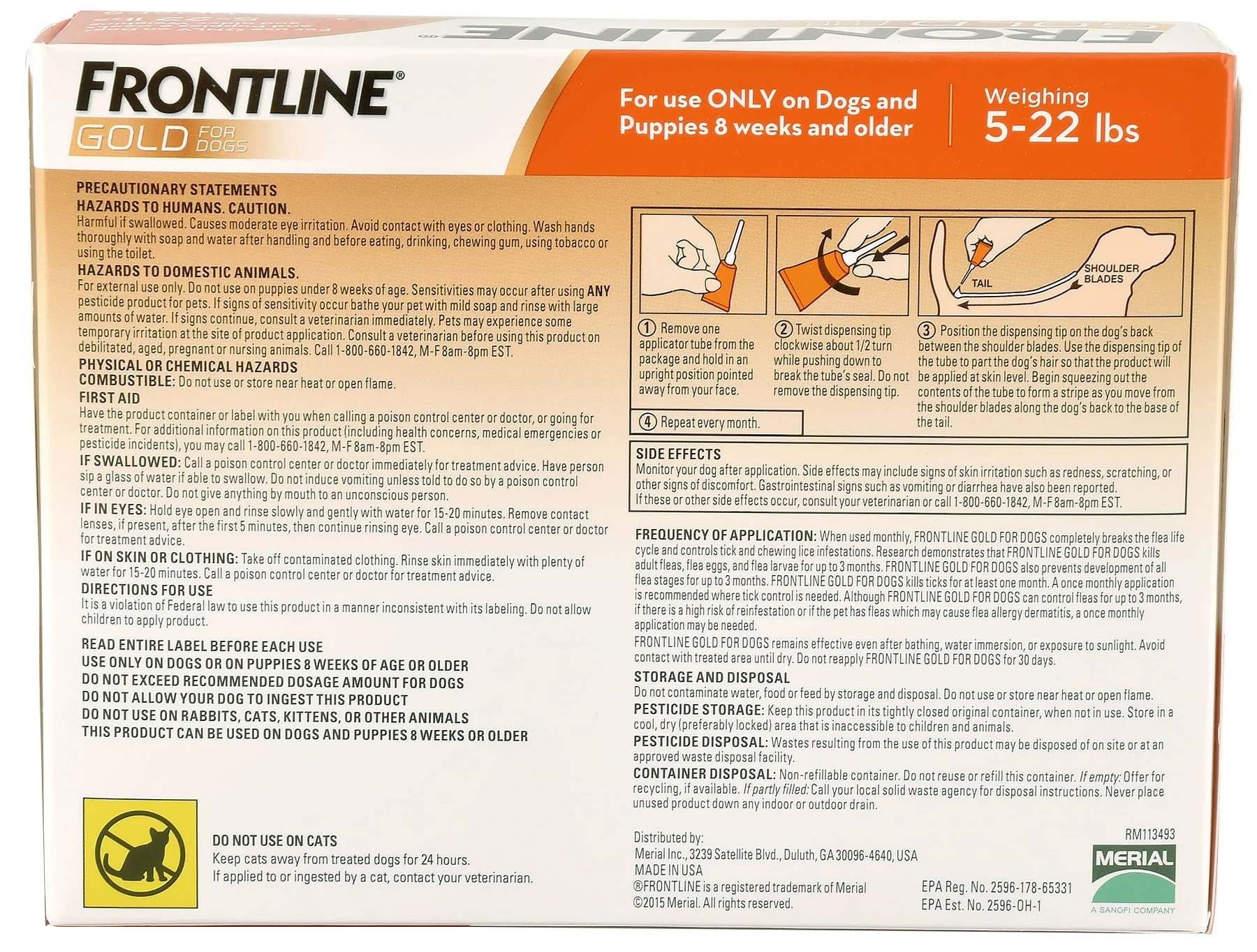 Frontline Gold for Dogs, 6-pack - Nail Gallerys