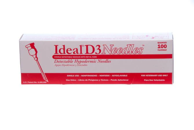 Ideal D3 Detectable Needles, Box of 100 - Nail Gallerys