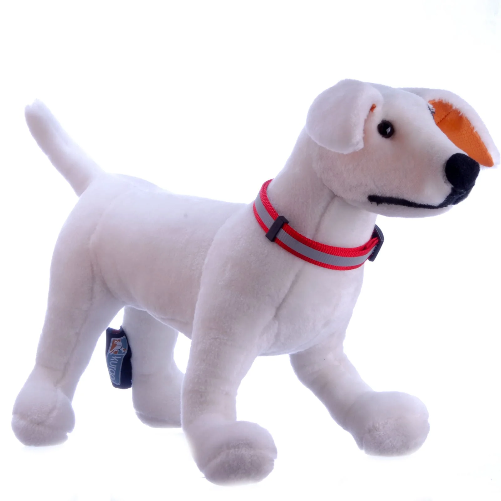 Reflective Stripe Nylon Dog Collars, 3/4