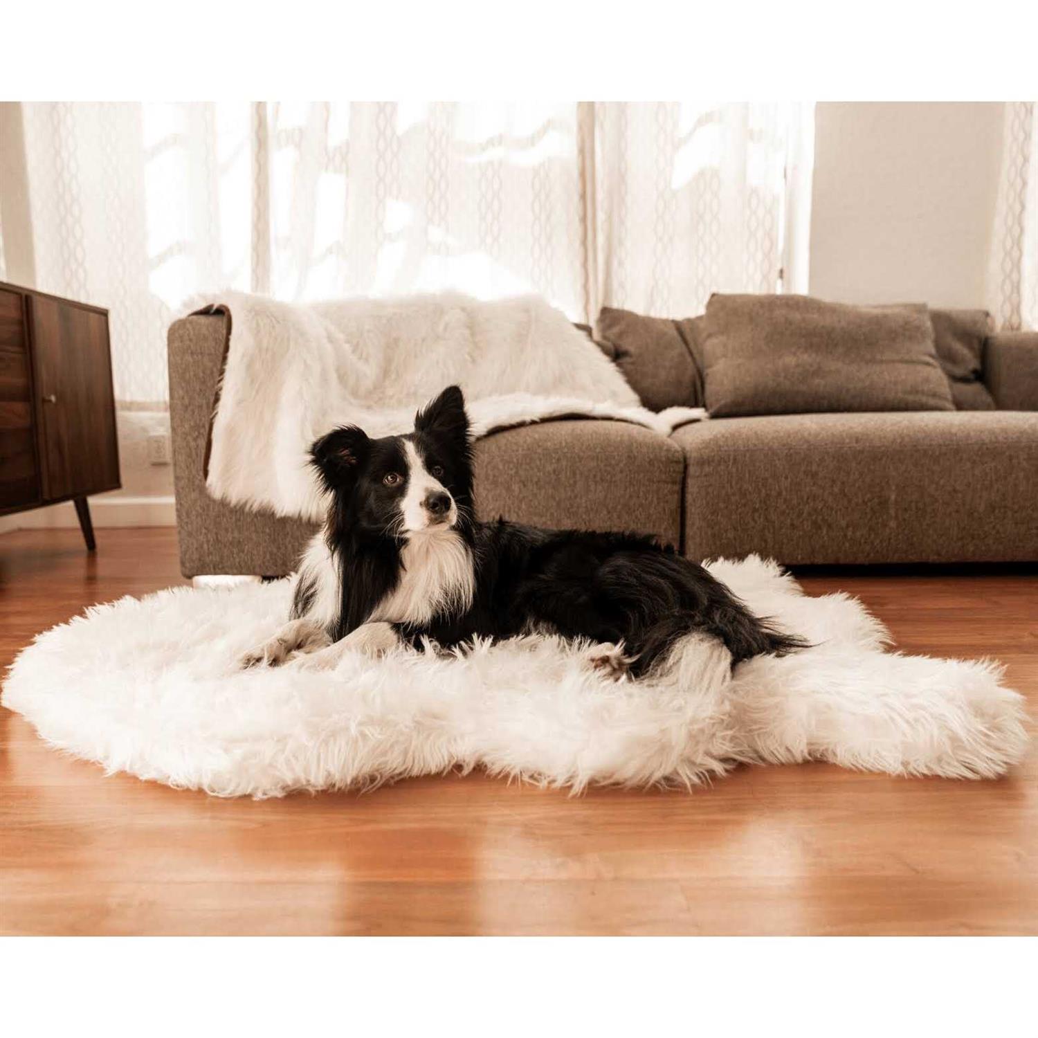 Paw PupRug Faux Fur Orthopedic Dog Bed - Nail Gallerys