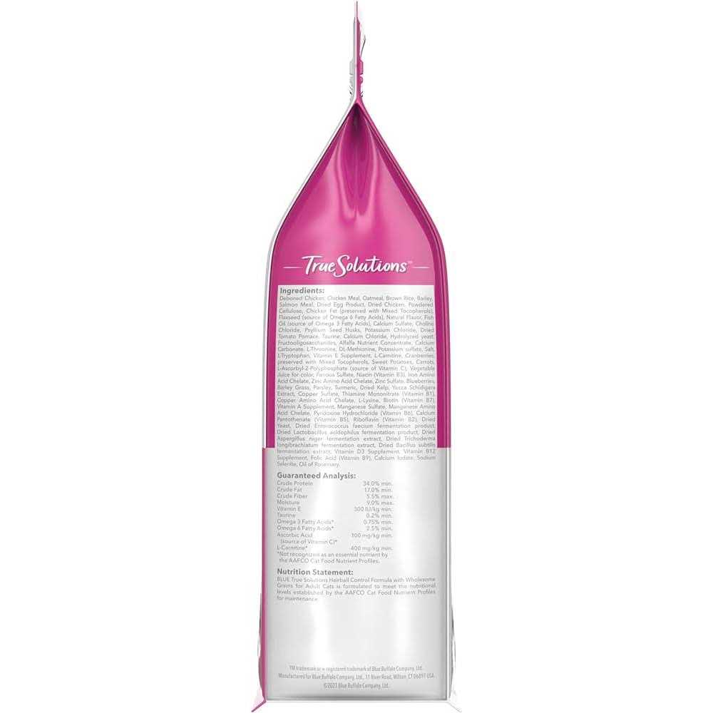 Blue Buffalo True Solutions Hairball Control Natural Adult Dry Cat Food - Nail Gallerys