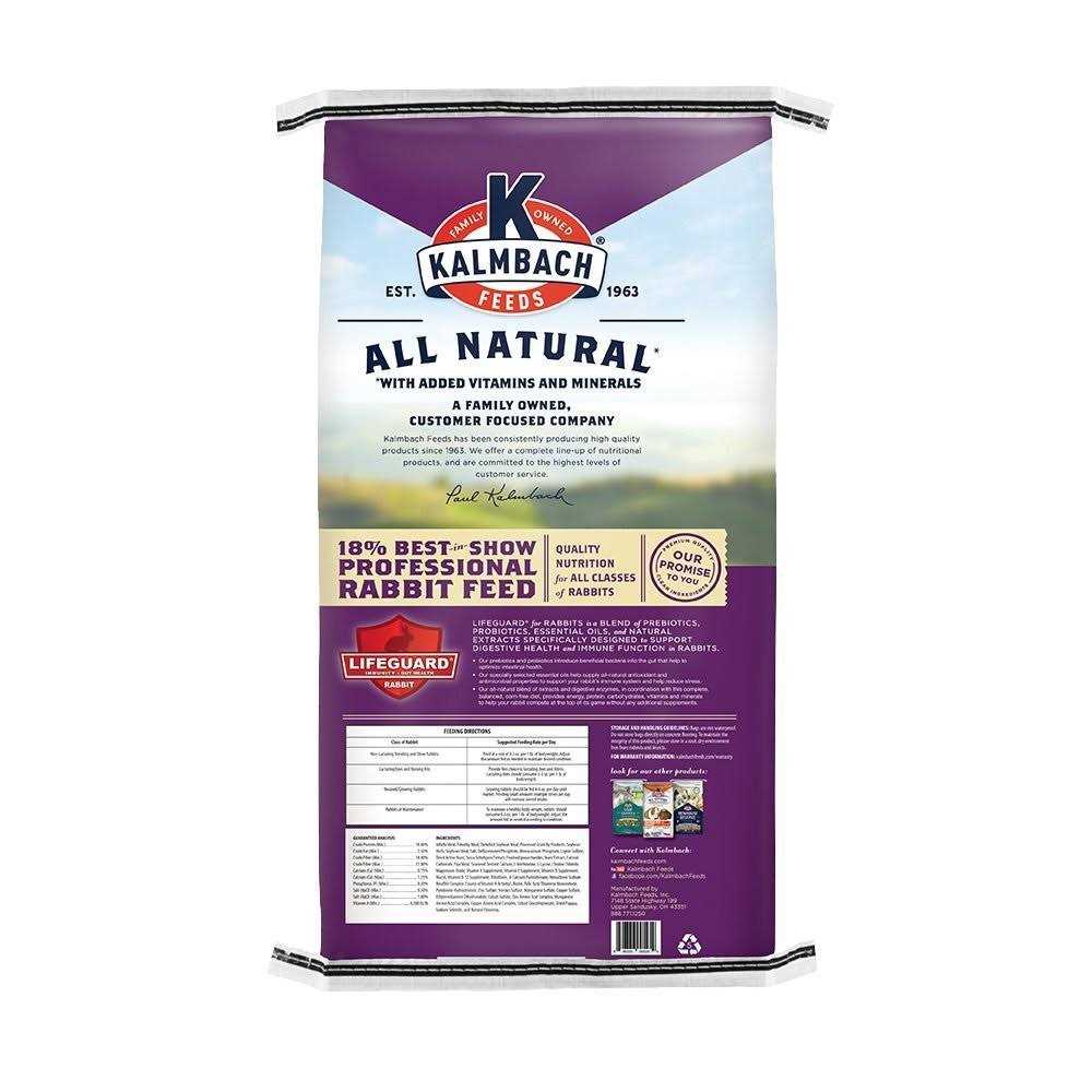 Kalmbach Feeds 50 lb 18% Best in Show Rabbit Feed - Nail Gallerys