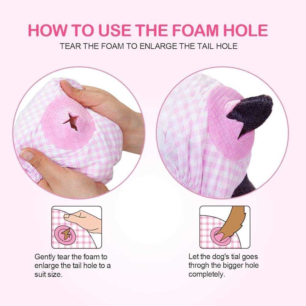 Pet Soft Dog Diapers Female Disposable Dog Diapers Cat Diapers for Female Cats - Nail Gallerys