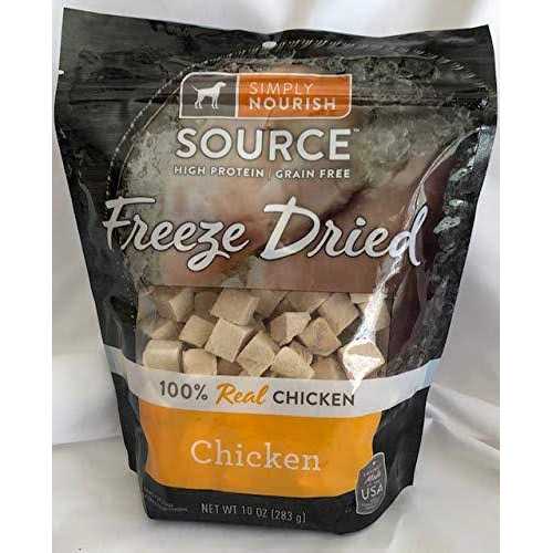 Simply Nourish Freeze Dried 100% Real Chicken Dog Treats 10 Ounce Bag - Nail Gallerys
