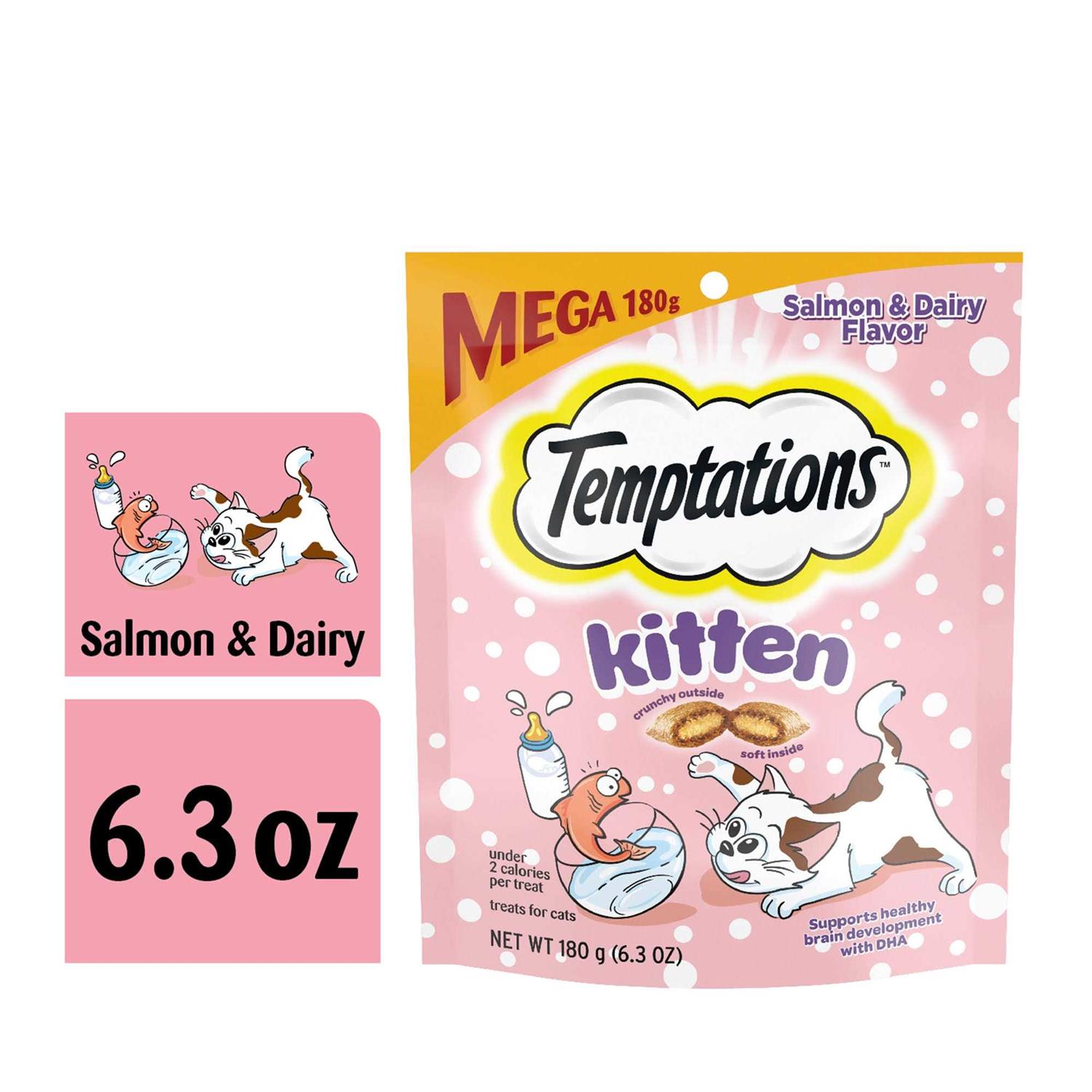 Temptations Crunchy and Soft Kitten Treats Dairy Flavor - Nail Gallerys